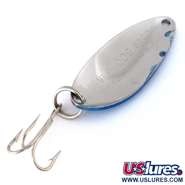 Eppinger Dardevle Devle Dog 5200 Cucharilla, Azul/Plata, 7g, #10668