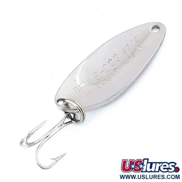 Cucharilla Eppinger Dardevle Devle Dog 5200, Níquel, 7g, Sello Detroit, #10682