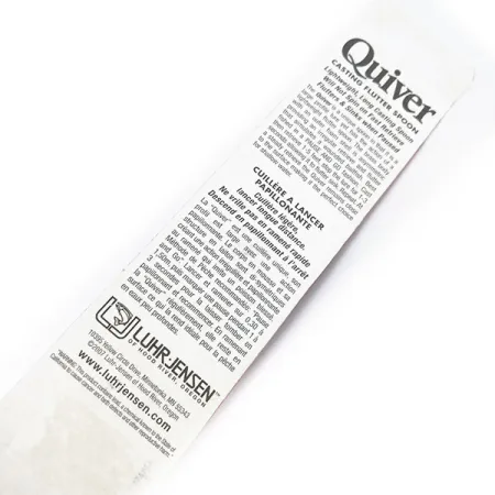 Luhr Jensen Quiver Cucharilla, Plata, 39g, Nado Asimétrico, #11407