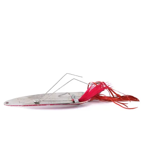 Eppinger Weedless Dardevle Cuchara, Rojo/Blanco/Níquel, 28g, #10692