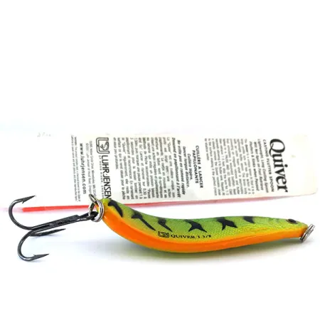 Luhr Jensen Quiver Cuchara, Fire Tiger, 39g, Luminiscente, #10694
