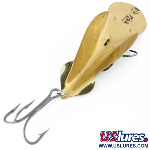 Buck Perry Spoonplug Cucharilla, Dorado, 21g, 3 puntos enganche, #10700