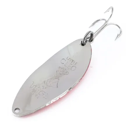 Cucharilla Little Cleo (Hula Girl), Níquel / Rojo, 18g, Vintage, #10706