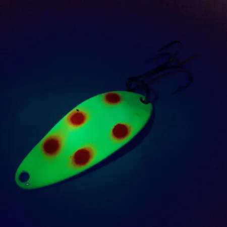 Seneca Little Cleo UV Cucharilla, Amarillo/Rojo/Níquel, 7g, UV, #10707