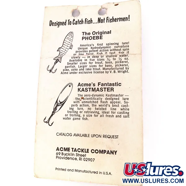 Acme K.O. Wobbler Cucharilla, Naranja, 7g, Sonic Flipper, #10710