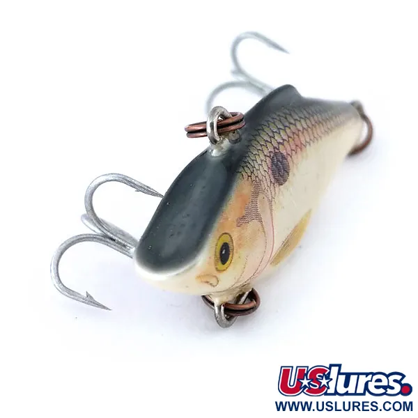 Rapala Rattl'n RAP Lipless Hundido, Plata Negro, 6g, Vintage, #10716