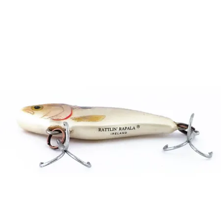 Rapala Rattl'n RAP Lipless Hundido, Plata Negro, 6g, Vintage, #10716