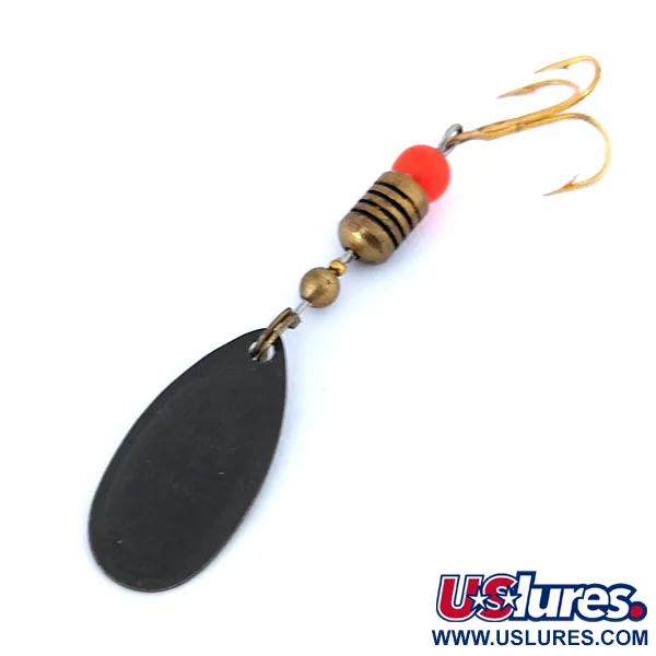 Mepps Comet 2 Cucharilla, Negro/Amarillo, 4g, Vintage 1960, #10734