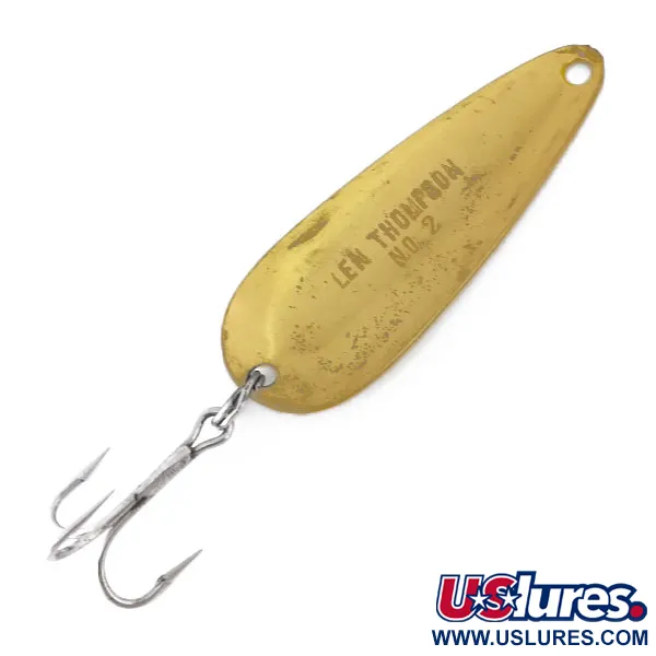 Len Thompson #2 Cucharilla, Five of Diamonds, 28g, Latón, #10774