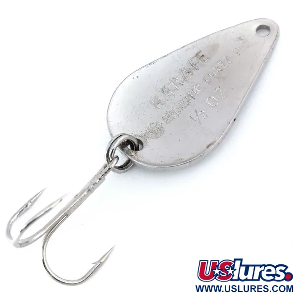Atlantic Lures Karate Spoon Cucharilla, Plata, 14g, USA, #10785