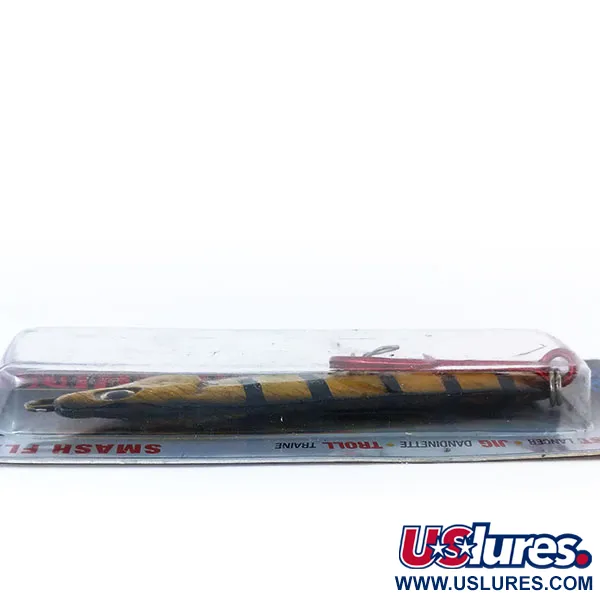 Luhr Jensen Crippled Herring Jig, Amarillo Negro, 42g, Smash Flash, #10788