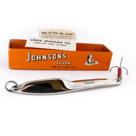 Johnson Lujon Jig Lure, Níquel, 70g, cuchara forjada, #10799