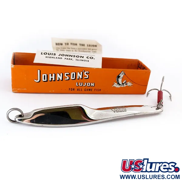 Johnson Lujon Jig Lure, Níquel, 70g, cuchara forjada, #10799