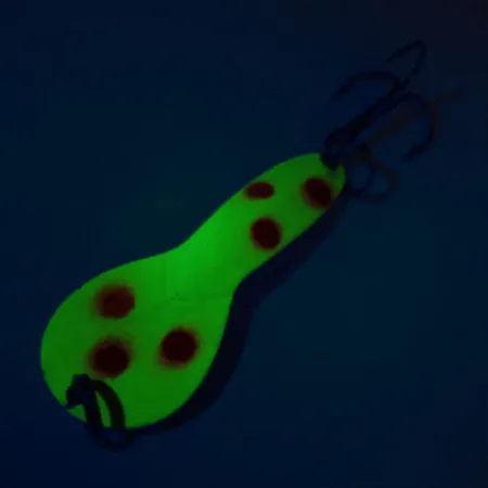 Acme Dazzler #2 UV Cucharilla, Amarillo-Rojo, 7g, Efecto UV, #10800