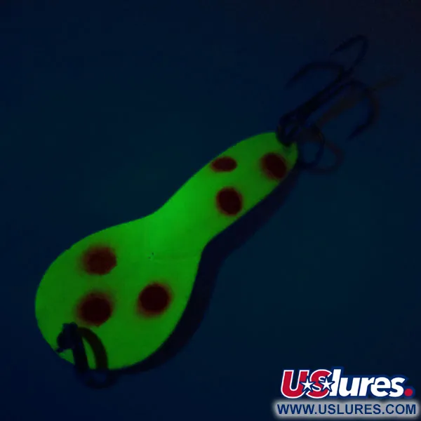 Acme Dazzler #2 UV Cucharilla, Amarillo-Rojo, 7g, Efecto UV, #10800