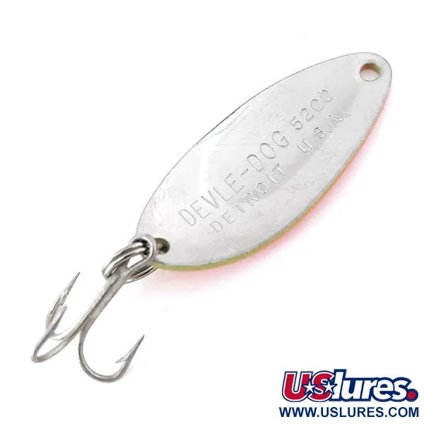 Eppinger Dardevle Devle Dog 5200 UV Cucharilla, Amarillo/Rojo, 7g, #10819