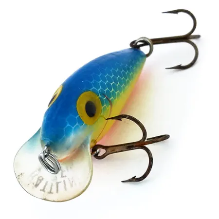 Storm Rattlin Thin Fin UV Señuelo, Blue Yellow, 9,5g, UV, #10826