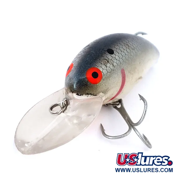 Bomber Model A 67 Crankbait, Escamas Plata, 14g, Sonajero, #10834