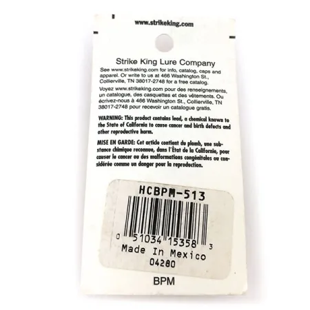 Strike King Bitsy Minnow Señuelo, Fire Tiger, 3,5g, Sonajero, #10842