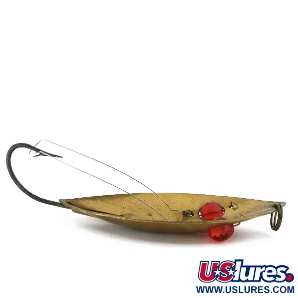 Hofschneider Weedless Red Eye Muskie Cucharilla, Bronce, 65g, Antialgas, #10850