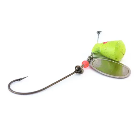 Spin-Erie Tiny Teaser UV Spinnerbait, Níquel, 17g, UV-reactivo, #10870
