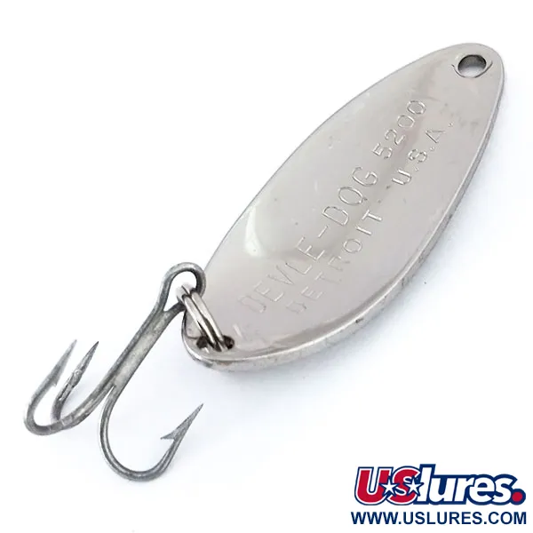 Dardevle Devle Dog 5200 Cucharilla, Níquel, 7g, Vintage, #10877