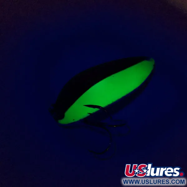 Acme Little Cleo UV Cucharilla, Níquel/Verde, 11g, reactivo UV, #10879