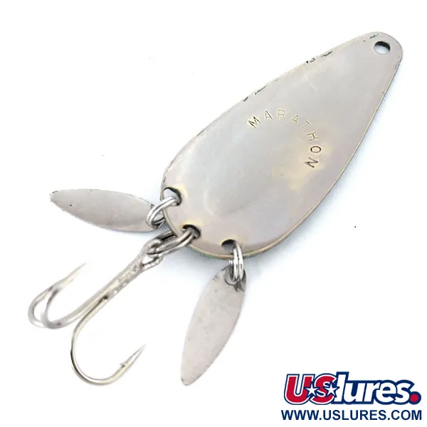 Marathon (with sonic blades) Cucharilla, Verde/Rojo/Níquel, 12g, #10900