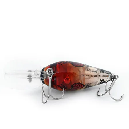 Bite Lite Cobra Señuelo, Orange Crawfish, 21g, LED, #10905