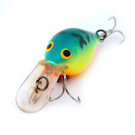 Rapala Fat Rap FR 4 Crankbait, Fire Tiger, 7g, Balsa, #10906