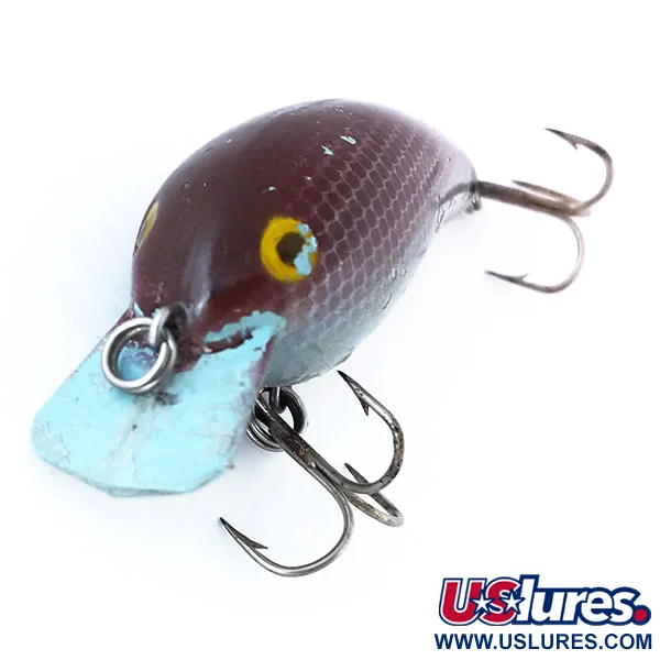 Cotton Cordell Big O Crankbait, Marrón / Azul, 7g, Rattle, #10919