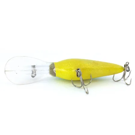 Norman DD 14 Crankbait, Amarillo/Verde/Purpurina, 16g, Profundidad, #10920