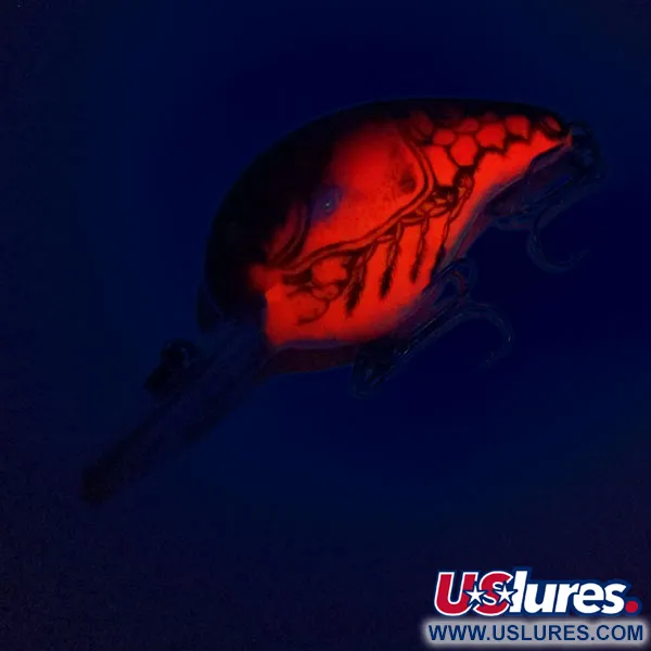 Bomber Fat A B05F UV Crankbait, Cangrejo Naranja, 10g, UV, #10921