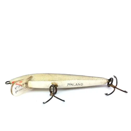 Rapala Original Floater F6 Señuelo, S (Plata), 3g, Madera de Balsa, #10923