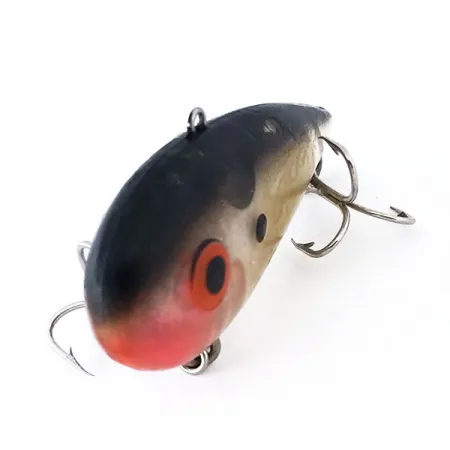 Bomber Pinfish Hard Knock Lipless, Black Red, 12g, Rattling, #10924