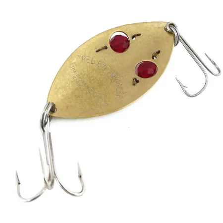 Hofschneider Red Eye Wiggler Cucharilla, Oro/Rojo, 25g, Perlas, #10928