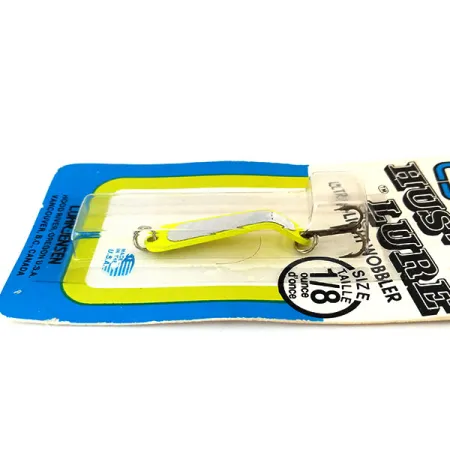 Luhr Jensen Hus-Lure UV Cucharilla, Silver/Chartreuse, 4g, UV, #10980