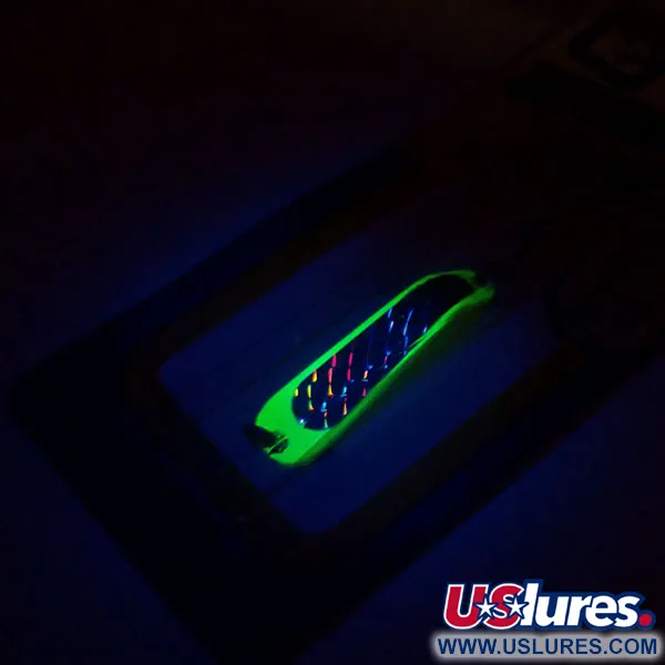 Luhr Jensen Hus-Lure UV Cucharilla, Silver/Chartreuse, 4g, UV, #10980