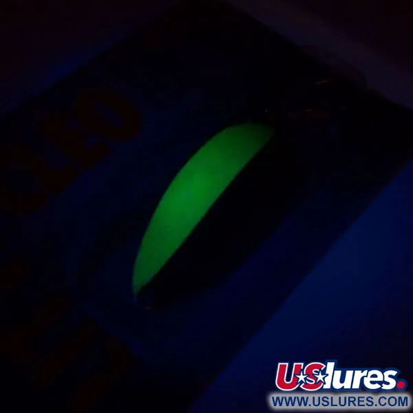 Seneca Little Cleo (Hula Girl) UV Cuchara, Níquel/Verde, 14g, #10981