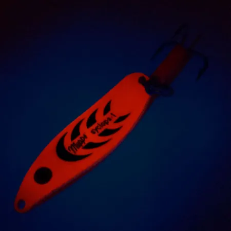 Mepps Syclops 1 UV Cucharilla, Fire Orange, 12g, UV, #10987