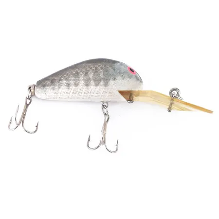 Norman Norman Vintage Crankbait, Gris, 10g, Ojos Rosas, #10994