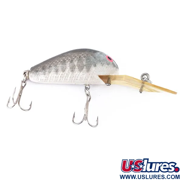 Norman Norman Vintage Crankbait, Gris, 10g, Ojos Rosas, #10994