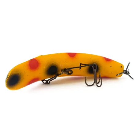 Yakima Bait FlatFish X5 Señuelo, Amarillo/Rojo/Negro, 7g, Vintage, #10995