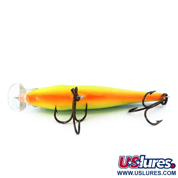 Rapala Shallow Shad Rap 08 Señuelo, Fire Tiger, 9g, Balsa, #10998