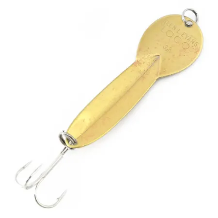 Glen Evans Loco 3A Troll Cucharilla, Oro, 10g, Curva en V, #11000