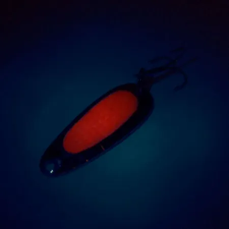 Blue Fox Pixee UV Cucharilla, Níquel/Rojo, 4.5g, Inserto UV, #11006