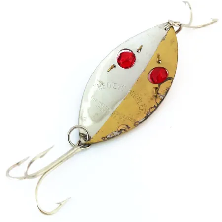 Hofschneider Red Eye Wiggler Cucharilla, Oro/Níquel, 25g, Ojos Rojos, #11025