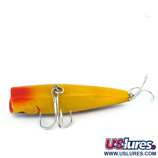 Bass Pro Shops XTS Popper, Amarillo, 10,5g, Sonajero interno, #11038