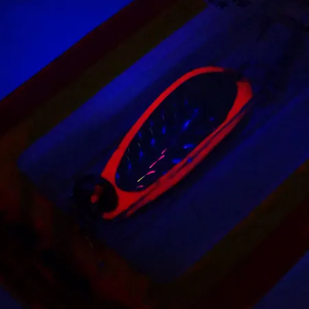 Luhr Jensen Krocodile UV Cucharilla, Rosa/Holograma, 7g, UV, #11042