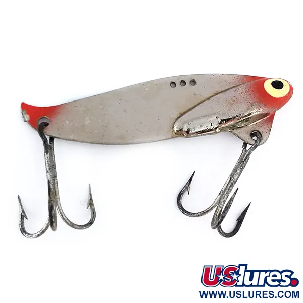 Heddon Sonar 433 Blade Bait, Níquel / Rojo, 14g, Acción Ajustable, #11052